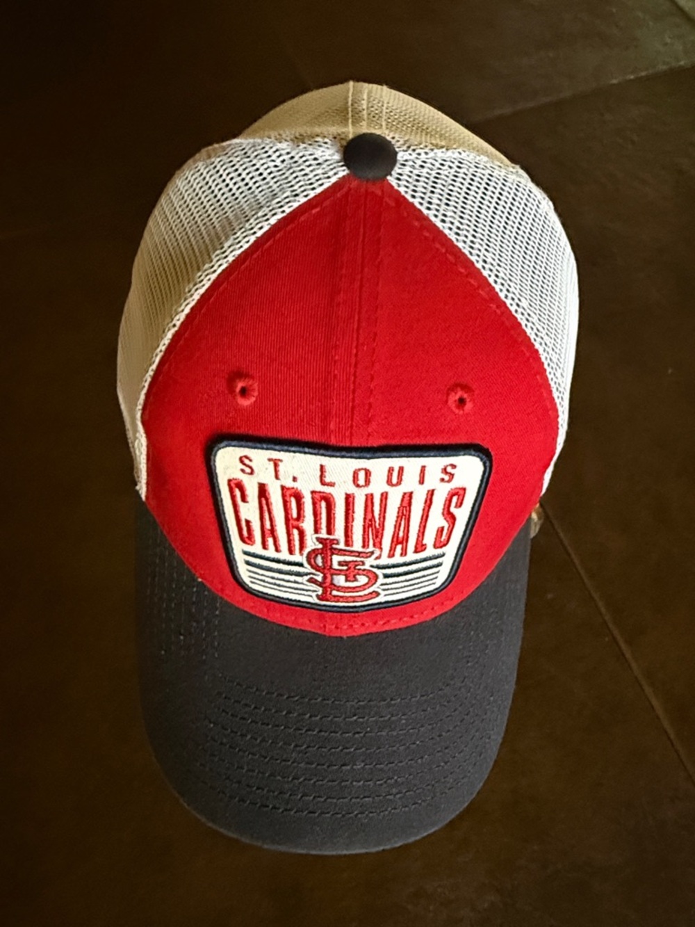 Men's St. Louis Cardinals New Era Red Two-Tone Patch 9FORTY Snapback Hat